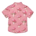 thumbnail image 2 of Dailycode Small Short Sleeve Button Down Shirts Mushroom Casual Shirt 3-10 Years, 2 of 9