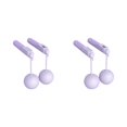 thumbnail image 2 of Youkk Cordless Adjustable Weighted Jump Rope with Counter for Enhanced Endurance Training purple 280CM 2Set, 2 of 6