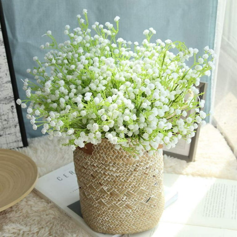 1pc Simulation Silk Flowers Flower Faux Babys Breath For Home Bedroom DIY  Wedding Party