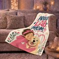 thumbnail image 6 of Proud Labrador Mom Dog Mom Illustration Artistic Design, Playful Pet Portrait Pattern, Warm Flannel Blanket for Living Room and Reading Nook, Dog Moms Friendship Gift, Pet Lover Home Decor, 6 of 9