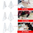 thumbnail image 1 of Cuadros Decorativos Regla de arte Squedge 22,5/45, regla de costura transparente para acolchado, artesanía DIY a medida para el hogar Ndcxsfigh Nuevos Originales, 1 of 7