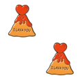 thumbnail image 3 of Qarigey Broches de esmalte con letras impresas, bonitos broches amarillos, broche personalizado, insignia del mundo, chaqueta, joyería tipo 1 Tipo 1 XZ4427 2Conjunto, 3 of 6