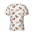 thumbnail image 6 of Qekee Rabbit And Squirrel Classic Fit T-Shirt Men's Shirt Men's Tight Short Sleeves for Exercise, Running, Mountaineering - Rabbit And Squirrel, 6 of 9