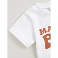 thumbnail image 6 of Bagilaanoe 2pcs Toddler Baby Boys Short Pants Set Short Sleeve Letter Print T-shirt Tops + Shorts 6M 12M 18M 24M 3T Kids Casual Summer Outfits, 6 of 8