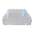 thumbnail image 2 of Meitianfacai Scalloped Acrylic Tray Acrylic Scalloped Tray With Magnetic Mat Acrylic Picture Frame Decorative Tray Tray For Coffee Table Clear Acrylic Tray Clear Decorative, 2 of 6
