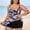 Z001-Black3, variant on Laipiong Women Plus Size Tankini Swimsuits Summer Hawaiian Floral Printed Adjustable Straps Swim Top Bathing Suits 2026 Beach Vacation Swimwear