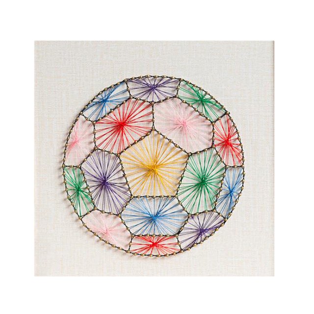 Kit De Cuerda - Kit , Manualidades, Manualidades Para Adultos, Manualidades Para Adultos, Kit De Manualidades Para Niños, Bricolaje marco 300x300mm Sunnimix Arte de cuerda de fútbol artesanal