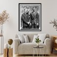 thumbnail image 4 of Historic Framed Print, Lindbergh receives the Congressional Medal of Honor from President Coolidge, 17-7/8" x 21-7/8", 4 of 9
