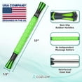 thumbnail image 2 of Cozlow Muscle Roller Stick, Handheld Body Massage Tool with 9 Rollers & Anti-Slip Handles, 2 of 6
