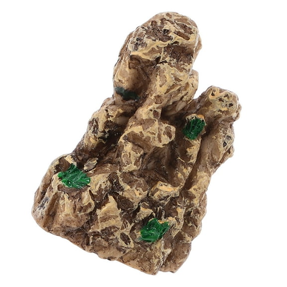 FRCOLOR Fish Tank Mountain View Decoration Aquarium Stone Hermit Crab Hideout Large Aquarium Ornament Tree Rock Cave Landscape Fish Tank Decoration