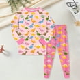 thumbnail image 2 of Hessimy Toddler Boys Girls Spring Summer 2Pcs Long Sleeve Sweatshirt Elastic Jogger Pants Sweatsuit, Elastic Jogger Sweat(Light Pink,8-9 Years), 2 of 6
