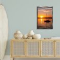 thumbnail image 4 of Stupell Industries Coastal Boat Ride at Sunset Gray Floating Frame Canvas Art, 21 x 31, by Dennis Frates, 4 of 8
