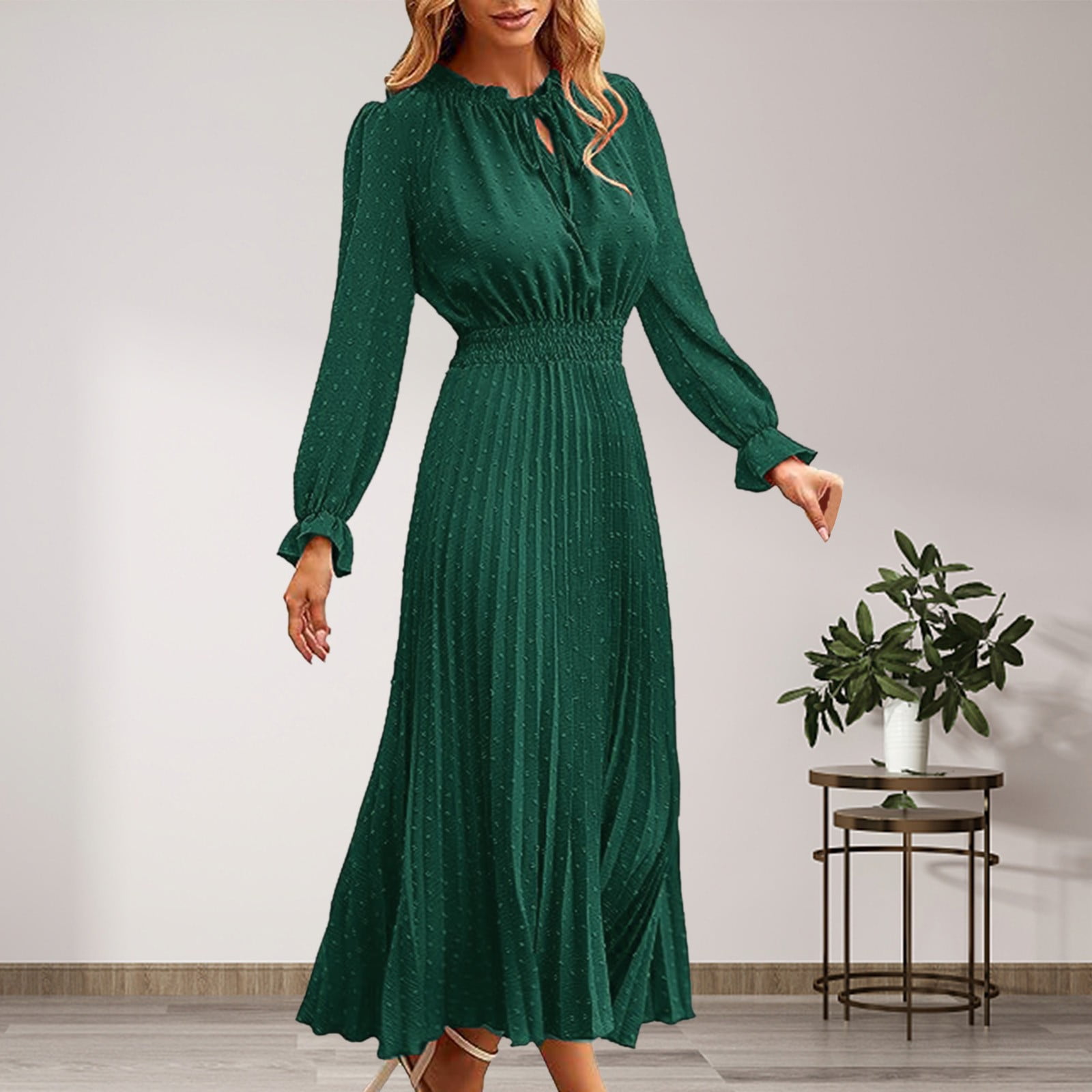 Knee length dresses casual best sale