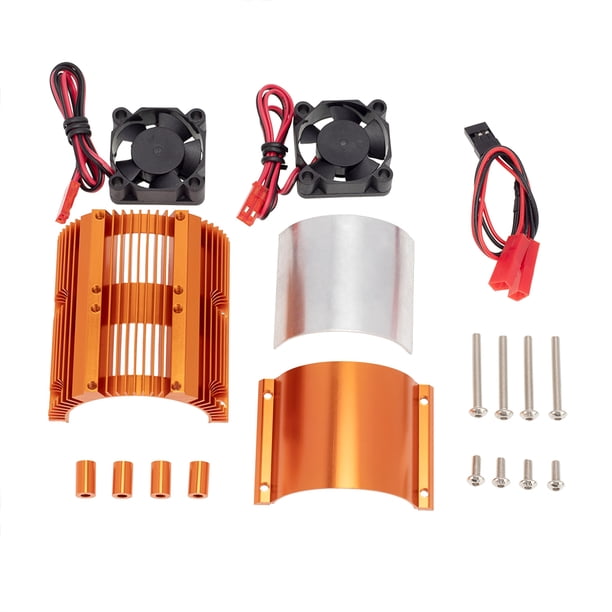 Ventilador de Motor Inevent RC Kit de Sistema de Disipador de Calor Reemplazo E-REVO Naranja
