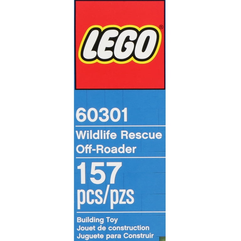 LEGO, City Wildlife Rescue Off-Roader 60301, 157 pieces, Ages 4+