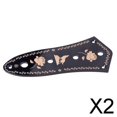 thumbnail image 1 of Placas de control vintage CUTICAT para repuesto de guitarra Jazz Bass Negro 2 piezas, 1 of 8
