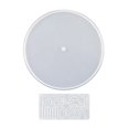 thumbnail image 1 of Clock Resin Molds Number Clock Silicone Mold Round Epoxy Resin Casting Mold For Diy Crafts Home Decor Wall Art Mold S, 1 of 5