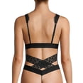 thumbnail image 4 of Secret Treasures Women's Lace Body Suit, 4 of 5