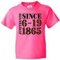 thumbnail image 3 of Inktastic Juneteenth Since 6-19-1865 Youth T-Shirt, 3 of 5