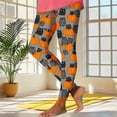 thumbnail image 5 of Qingpeng Womens Trendy Halloween Printed Leggings Stretch Skinny Yoga Pants Casual Base Layer Pants for Holiday Wear, 5 of 5