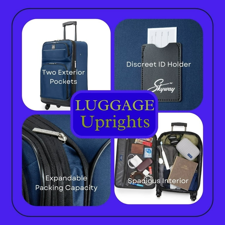Skyway Luggage Tideland Softside 5-Piece Travel Luggage Set with