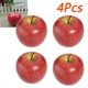 thumbnail image 5 of 4 manzanas artificiales de plástico para exhibir en la cocina, decoración del hogar, 5 of 5