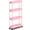 Pink, variant on NTGFU Slim Rolling Storage Cart 4 Tier Bathroom Organizer Mobile Shelving Unit Utility Cart Tower Rack for Kitchen Laundry Narrow Places - Green
