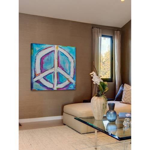 Marmont Hill "Bright Peace" by Tori Campisi Painting Print on Canvas