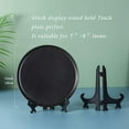 thumbnail image 4 of 5 Pack 7 Inch Acrylic Easel Stand, Display Stand, Plate Stands for Display, Photo Holder Picture Frame Book Stand -Black Color, 4 of 7