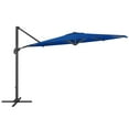 thumbnail image 1 of CorLiving 11.5ft Deluxe Durable Canopy Offset Titling & Rotating Patio Umbrella with Aluminum Frame, 1 of 9
