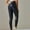 Navy, variant on Hvot&aat Plus Size Faux Leather Leggings for Women Stretch High Waisted Leather Pants Tummy Control Butting Lifting Yoga Pants