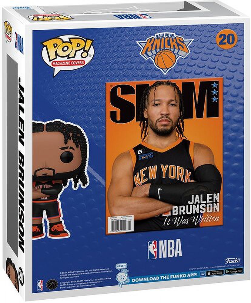POP! SLAM COVER WITH CASE: NBA Slam - Jalen Brunson, Funko, Gifts