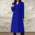 thumbnail image 4 of SBCKJ Clothing Women's Cardigan Women Double Breasted Coats Long Winter Work Office Overcoat Pocketed Outwear Clothing Sale, 4 of 4