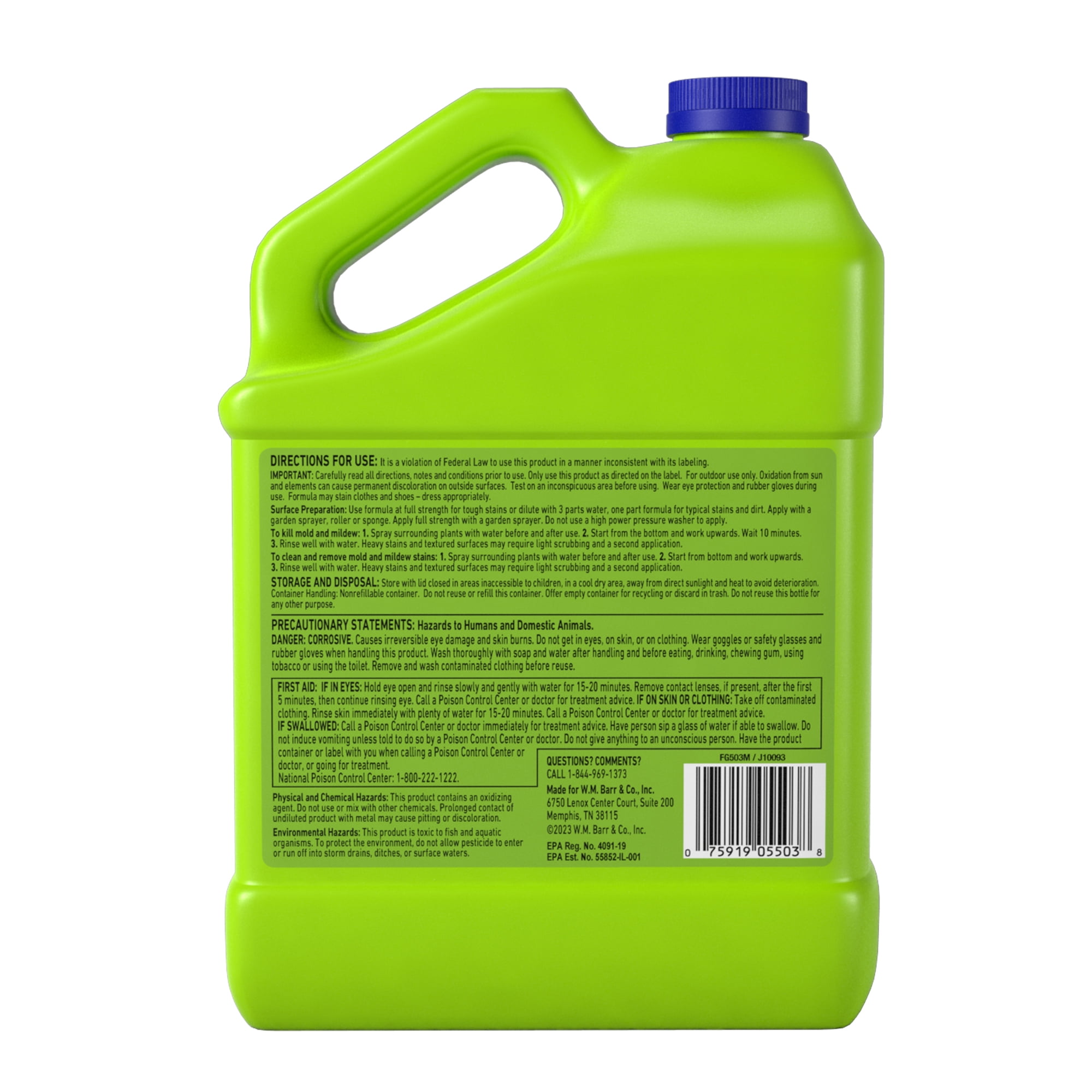 (2 pack) Mold Armor E-Z House Wash for Exterior Cleaning, 1 Gallon