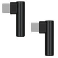 thumbnail image 1 of Paquete de 2 adaptadores de auriculares de audio USB C a 3,5 mm, adaptador tipo C a conector auxiliar Dongle de ángulo recto con chip DAC, 1 of 5