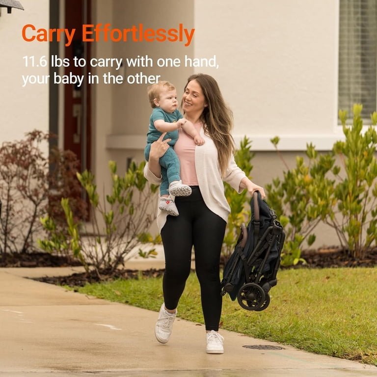 Mamazing Lightweight Carbon Fiber Baby Stroller, Compact Foldable