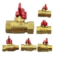 thumbnail image 4 of Billuyoard Conector de manguera de agua de riego de válvula de bola de latón interruptor Universal Type2 NO2 Billuyoard HA061936-04B, 4 of 6