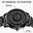 thumbnail image 3 of Reloj FOXBOX para Hombre Banda de Acero Inoxidable Fuerza Magnética Negro, 3 of 5