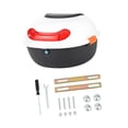 thumbnail image 5 of yotijay Motorcycle Rear Trunk Box Secured Strong Sturdy Motorbike Rear Luggage Trunk White, 5 of 9
