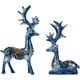 thumbnail image 1 of Escultura de resina moderna, adornos de ciervo, estatua de ciervo de Navidad, resina, regalos de cumpleaños, bodas, adornos de mesa de coche de oficina, 1 of 5