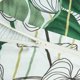thumbnail image 3 of Funda Nórdica Verde Reina 100% Algodón Costa Monstera Hojas Funda Nórdica 3 Piezas, 3 of 6