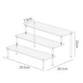 thumbnail image 4 of Acrylic Display Risers, Perfume Stand Organizer, Clear Acrylic Shelf Risers for Stands for Food, Tabletop Use, 4 of 7