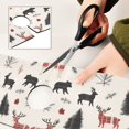 thumbnail image 6 of Yayeee Faucet Mat for Kitchen Sink 30" Diatomite Long Splash Guard Pad, Christmas Plaid Deer, 6 of 7