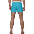 thumbnail image 3 of Unique Bargains Men's Summer Holiday Contrast Color Drawstring Waist Beach Board Shorts 30 Blue, 3 of 5