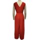 thumbnail image 5 of Monos Elegantes Mamelucos sin espalda para mujer Traje de dama de oficina con cuello en V profundo y hombros descubiertos (Rojo M) Ygjytge para Mujer Rojo T M, 5 of 9