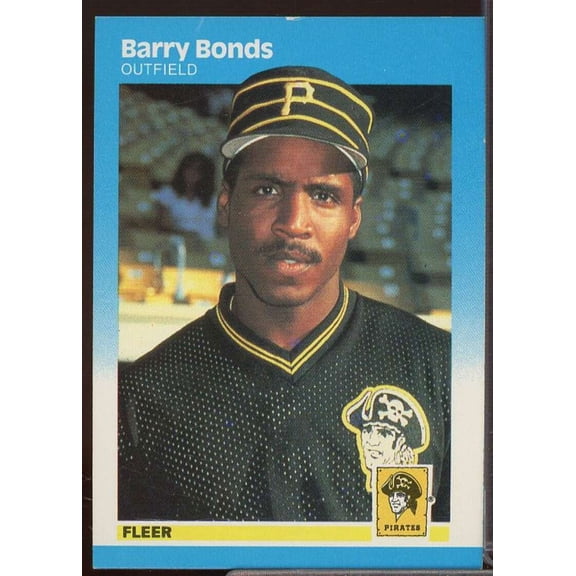 Barry Bonds Rookie Card 1987 Fleer #604