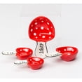 thumbnail image 5 of Ceramic Mushroom Measuring Spoons Set of 4, Gift for Baker, Gift for Mom, Kitchen Decor, 5 of 6