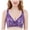 Purple, variant on Samickarr Minimizer Front Closure Bras For Women Full Coverage Women'S No Steel Ring Large Size Front Buckle Beautiful Back Thin Sexy Underwear