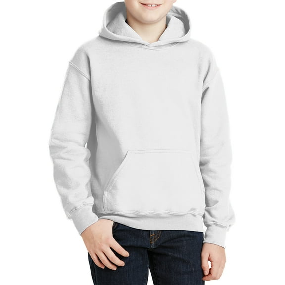 Hoodies for Kids Hoody for Girl Boy Teenagers White Hoody Youth Hoodie Kid Pullover Hooded Sweatshirt Size 6-8 10-12 14-16 18-20 - S M L XL - Age 6 to 20 Years Old