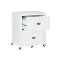 thumbnail image 3 of Posey Rolling File Cabinet, White, 3 of 8